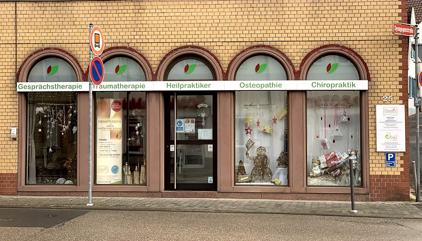 Außenansicht der Praxis Sanadios in Mainz-Hechtsheim